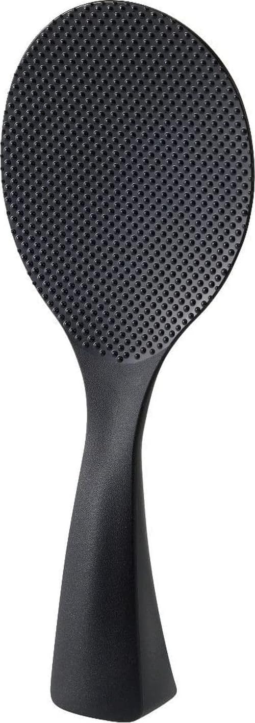 MARNA Stand Rice Paddle Shamoji Black K-386BK