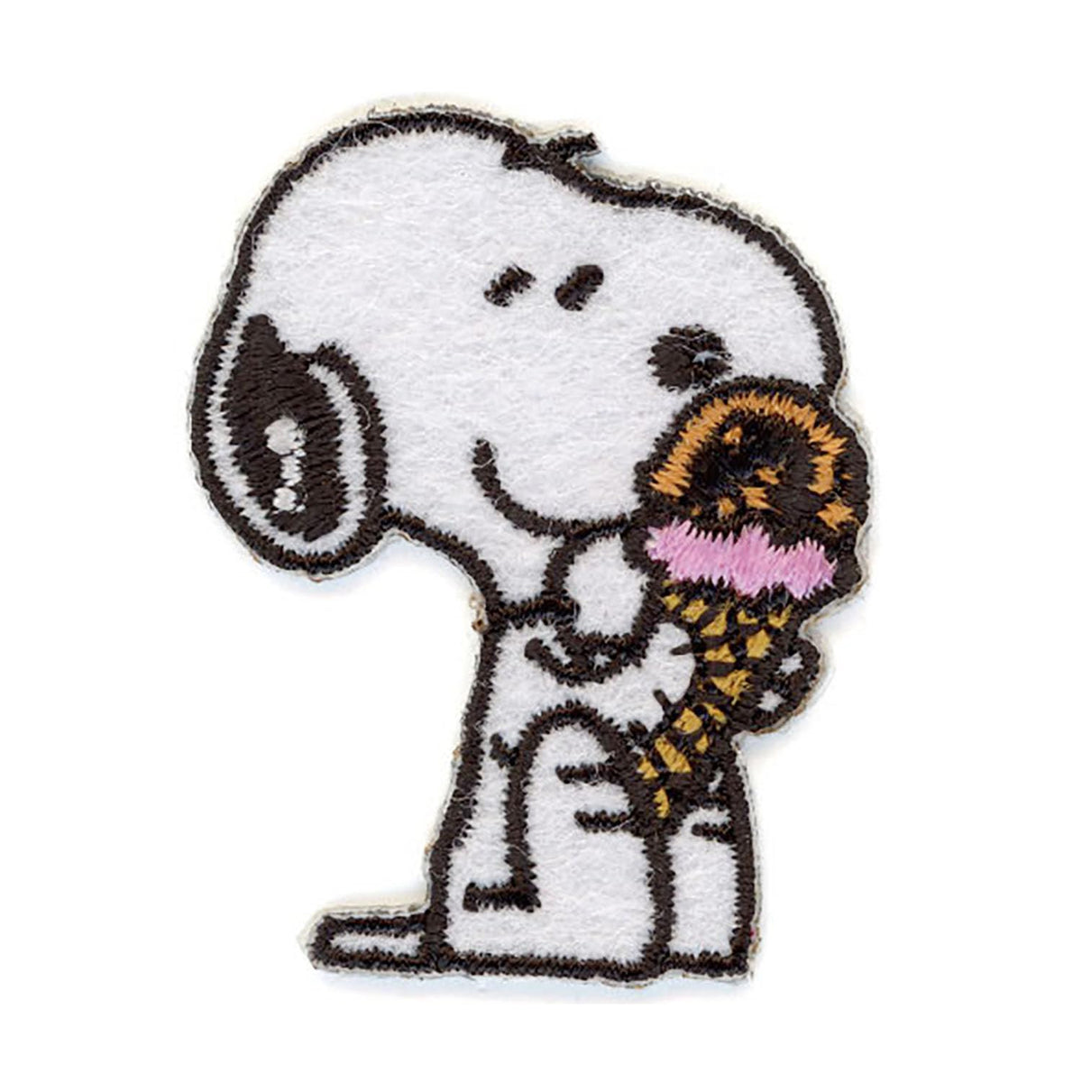MISASA Peanuts MIS8614 Snoopy Seal Patch, Ice Cream, 1.2 x 1.6 x 0.04 inches (31 x 40 x 1 mm)