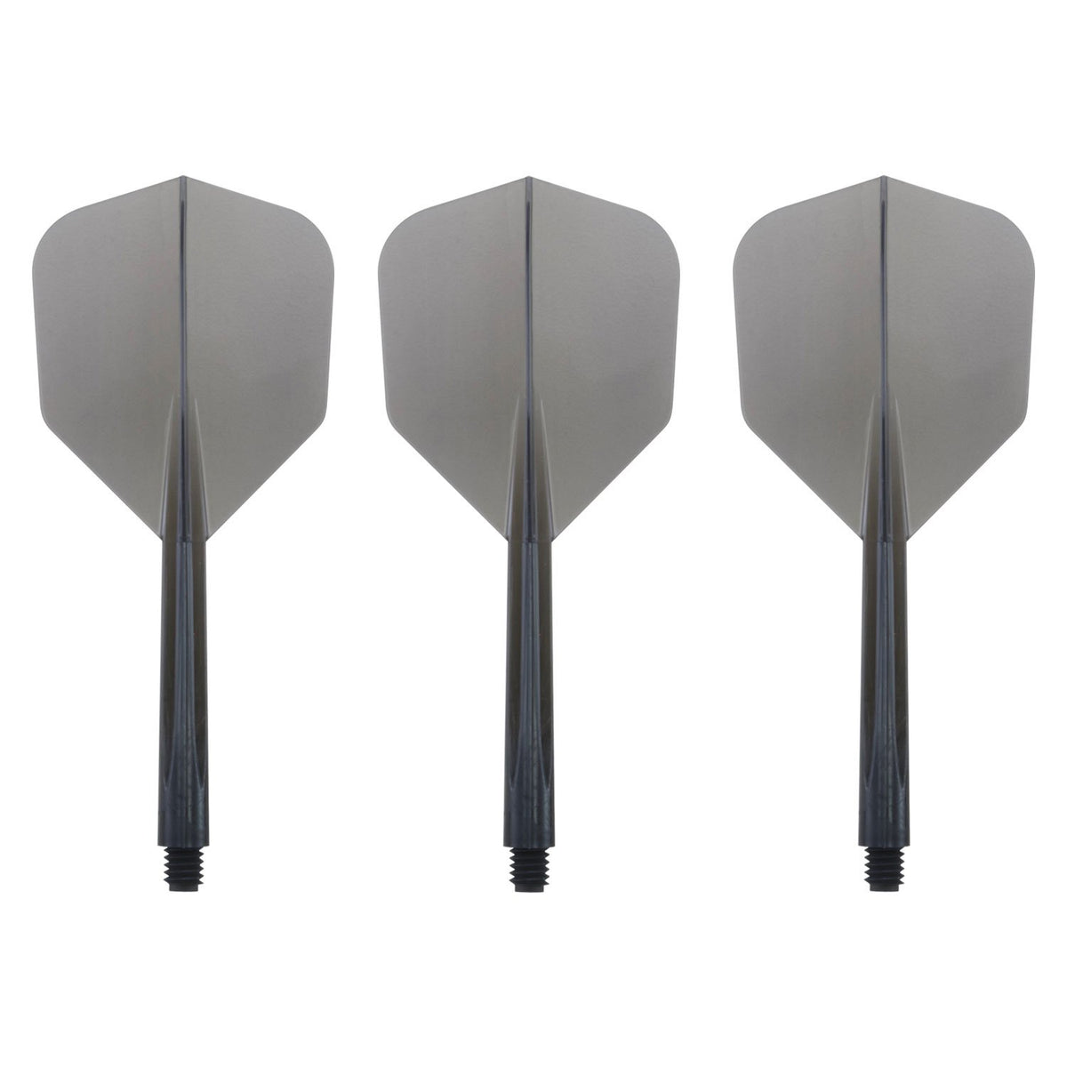 CONDOR Darts Flight Plain Clear Black Small L