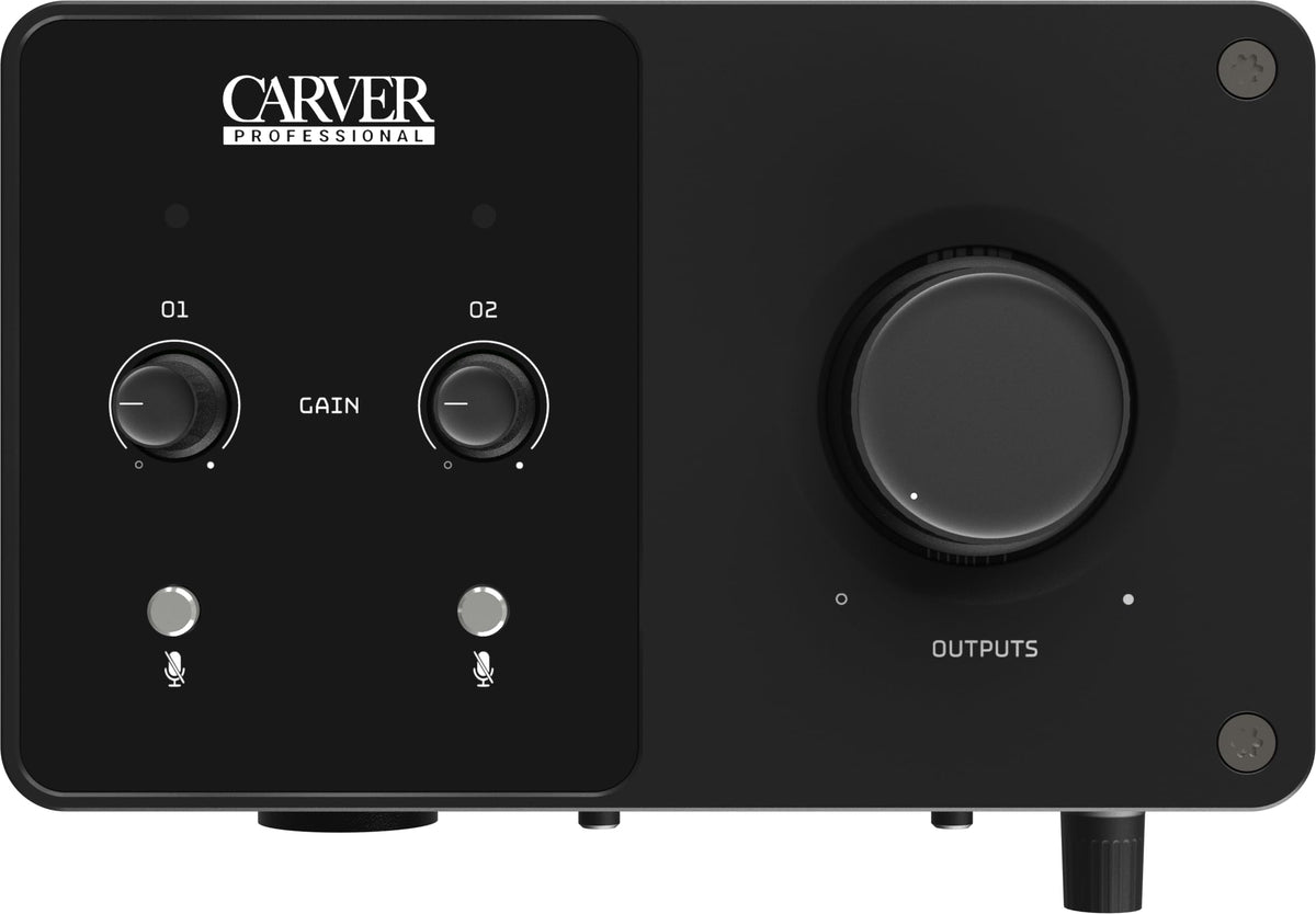 CAVER PROFESSIONAL 2in/2out USB Audio Interface, Orbit Series (Orbit 1)