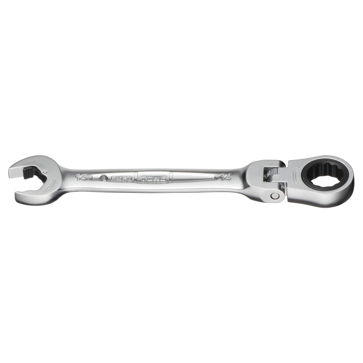 TONE Ratchet Ring Wrench Ratcheting Spanner Head Flex Head Set RMFQ-14 14mm