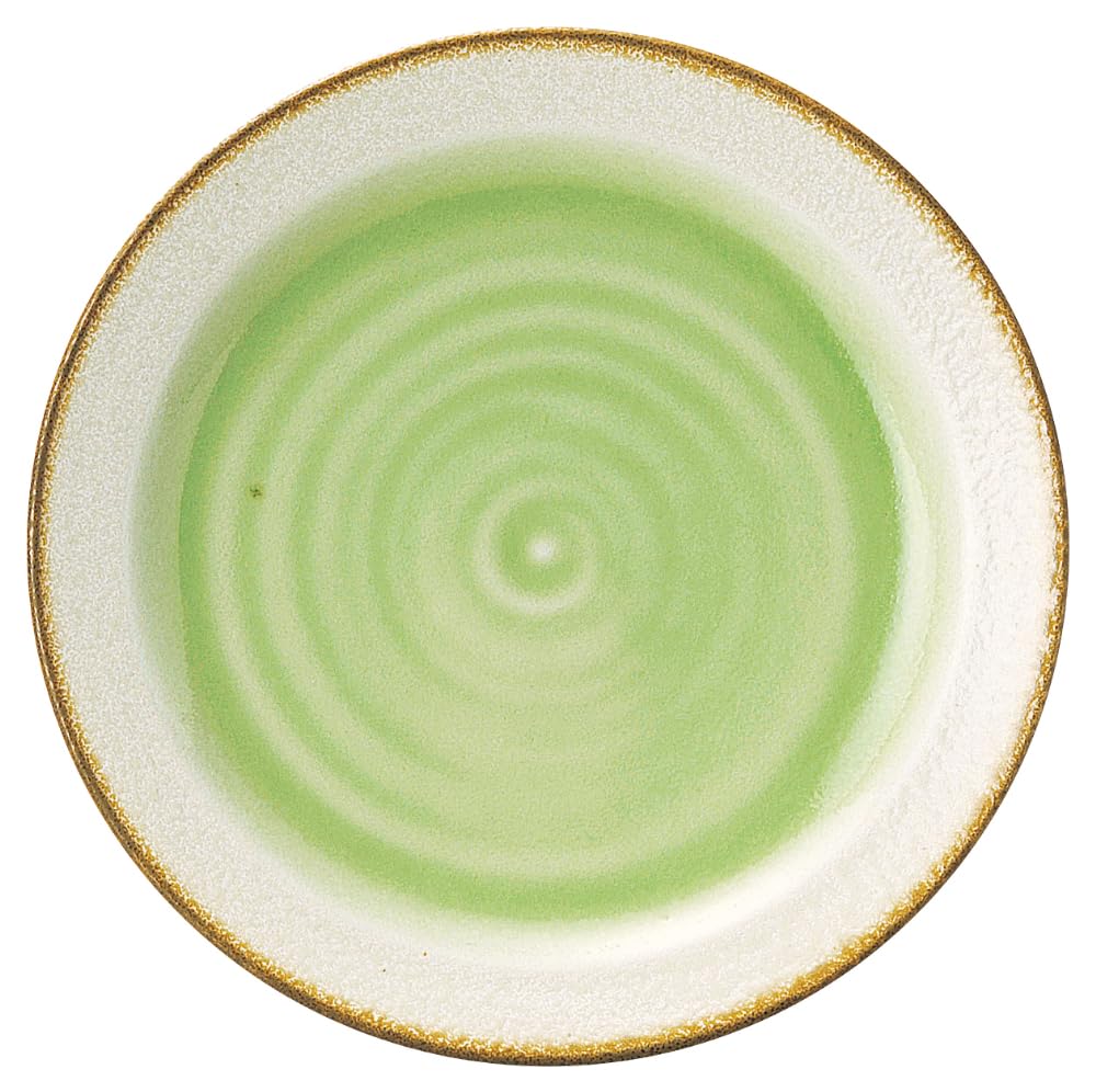 花伝(Kaden) Hanaden Koyo 54527006 Koyo Pottery Wakigusa 6.0 Flat Plate, Japanese Tableware, Mino Ware, Dishwasher Safe, Made in Japan