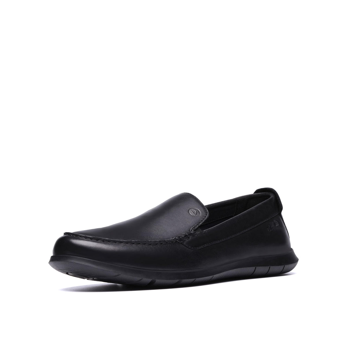 Clarks(クラークス) Men's Penny Loafer, Black Smooth, 8.5