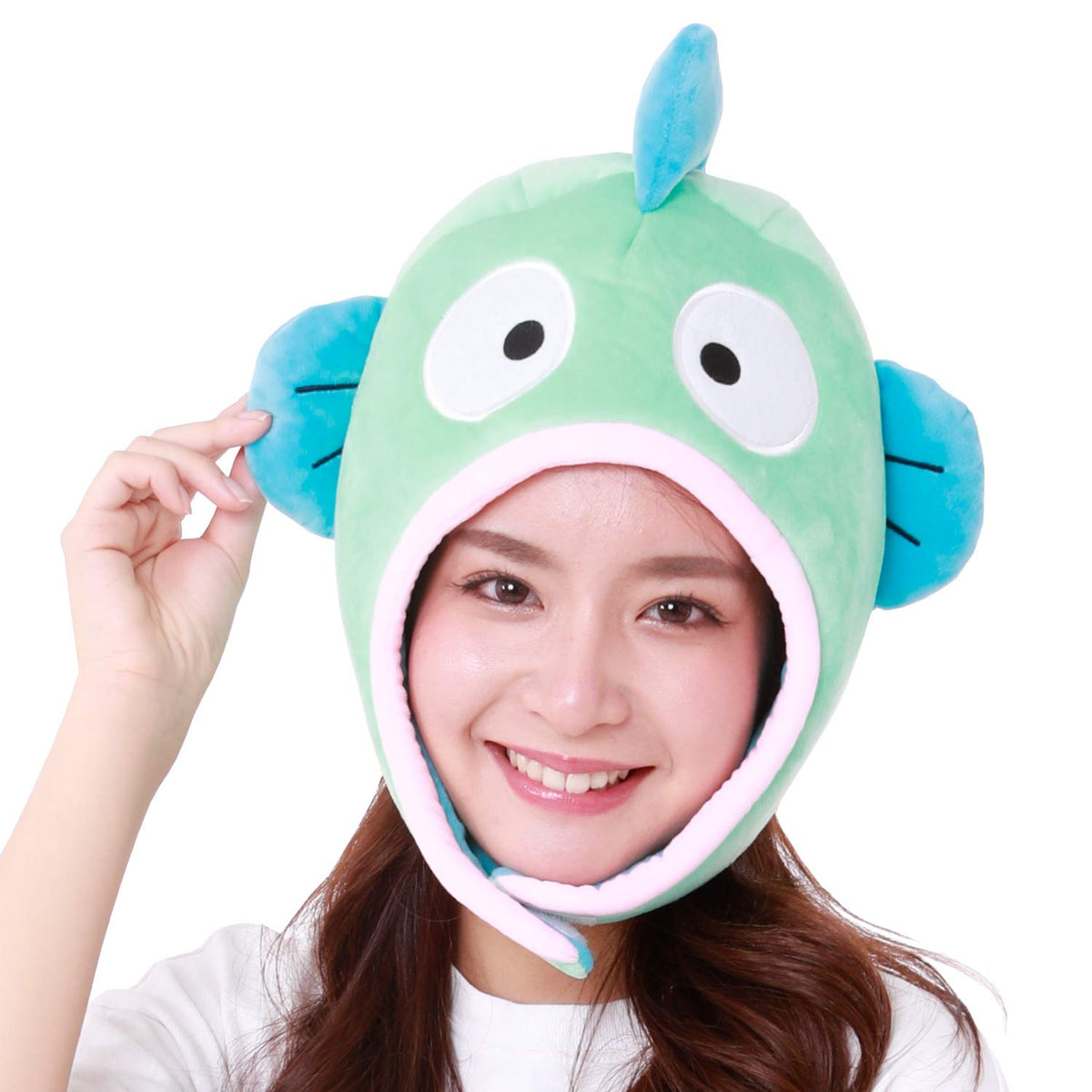 SAZAC Sanrio Hangyodon Kigurumi Cap