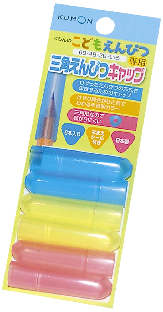 Triangle pencil cap