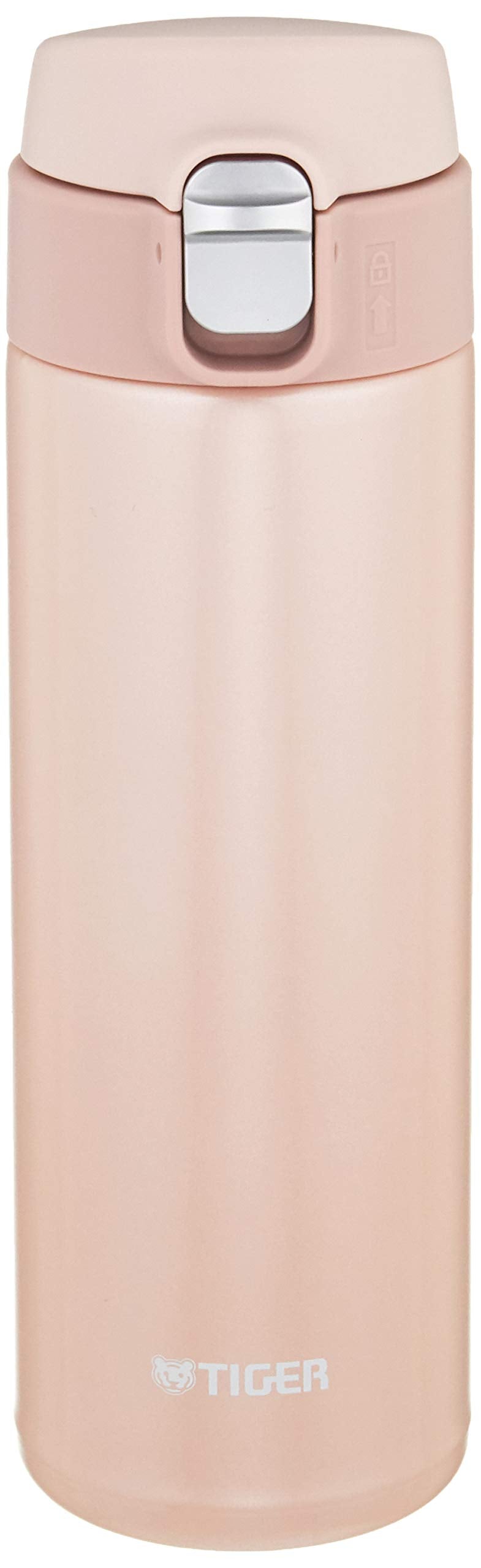 Tiger Thermos Water Bottle, TIGER Mug Bottle, 16.9 fl oz (480 ml), Sahara One Touch, Lightweight, MMJ-A482PJ, Pink