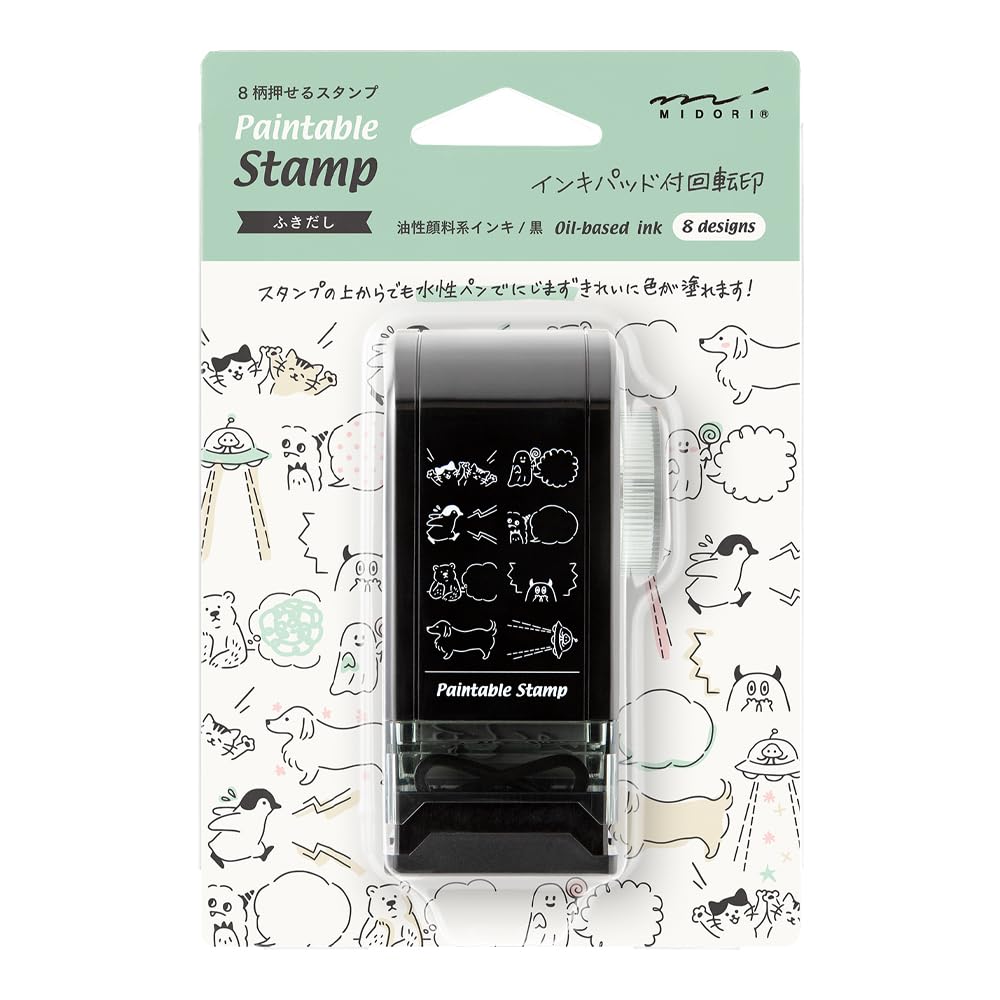 Midori Stamp, Rotating Stamp, Dial, Speech Bubble Pattern 35586006