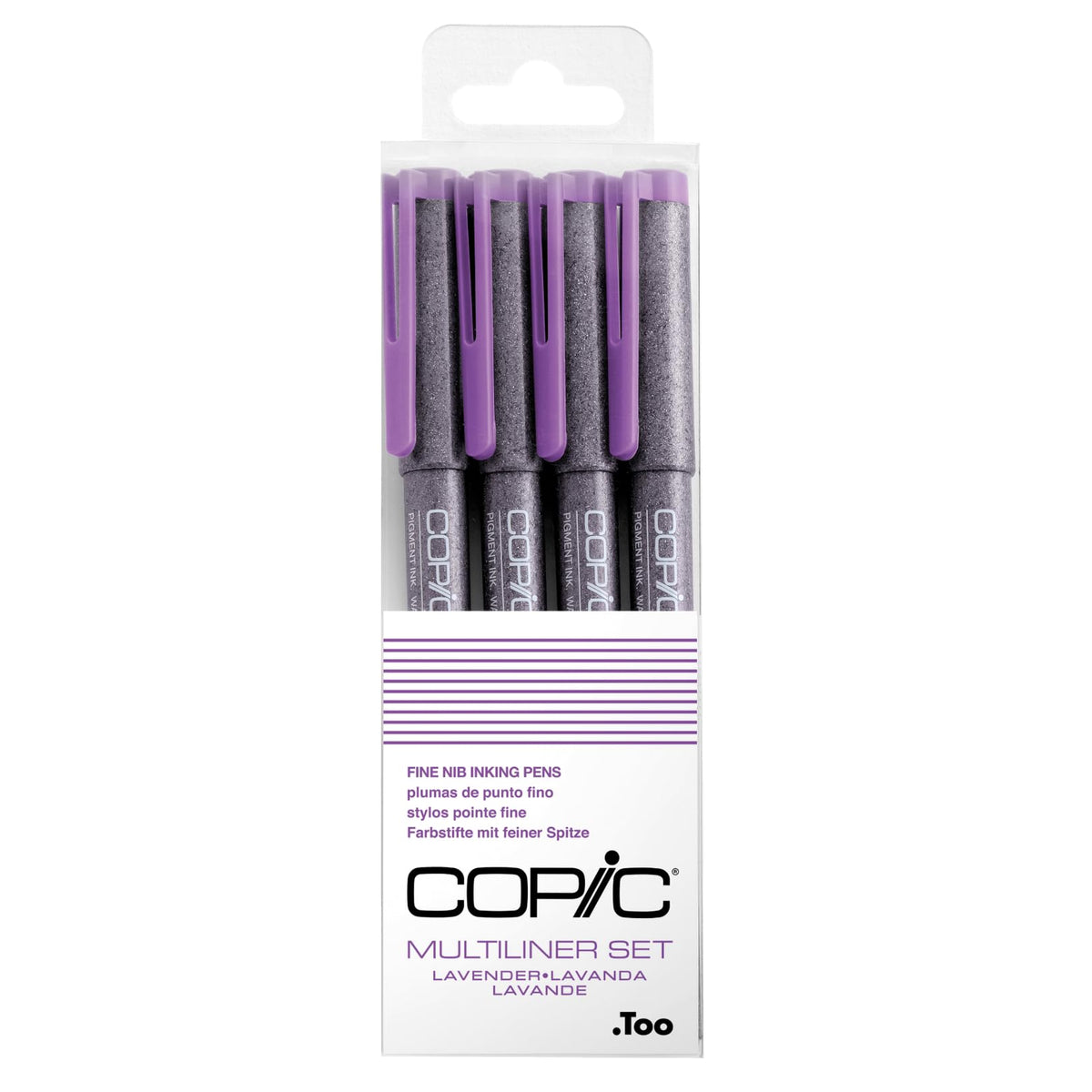 COPIC MULTILINER LAVENDER 4PC SET