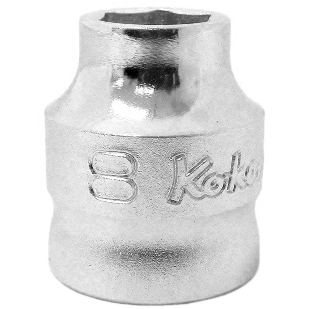 Ko-ken 3400MZ-8 3/8 Sq. Dr. Socket 8mm 6 point Length 20mm Z-series