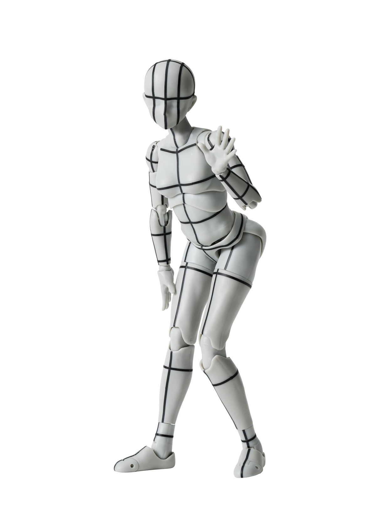 TAMASHII NATIONS - Body-Kun/Body-Chan - Body Chan -Sports- Edition-Wire Frame- (Gray Color ver.), Bandai Spirits S.H.Figuarts Action Figure