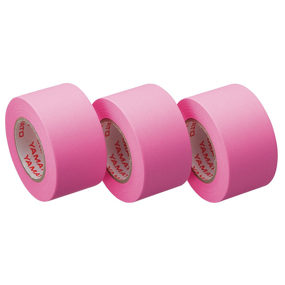 Yamato WR-25H-RO3 Sticky Notes Roll Tape, Refill, 3 Rolls, 1.0 inches (25 mm) x 32.8 ft (10 m), Rose