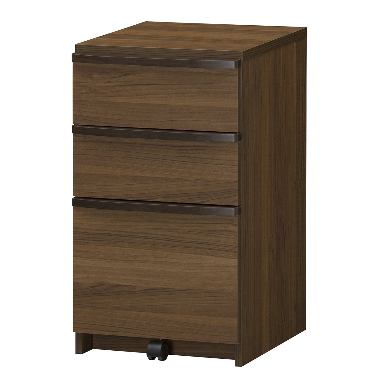 白井産業(Shirai) Under Desk Storage Chest, 【本体サイズ】:幅40.6×奥行42.9×高さ69cm, Darkbrown