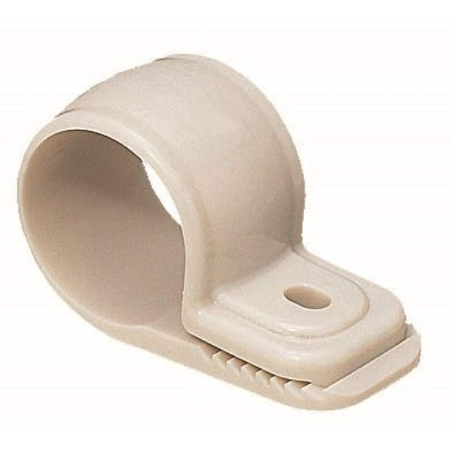 Mirai Industry KTK-22M Alligator Single Saddle, Multi-Purpose Type, Compatible Diameter 1.0-1.2 inches (26-31 mm), Milky White, Price of 50 Pieces