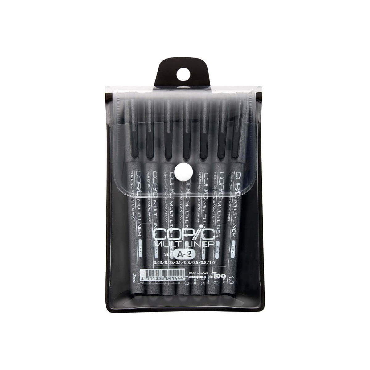 Copic Markers MLA2 Multiliner Inking Pen, Set A-2,Black