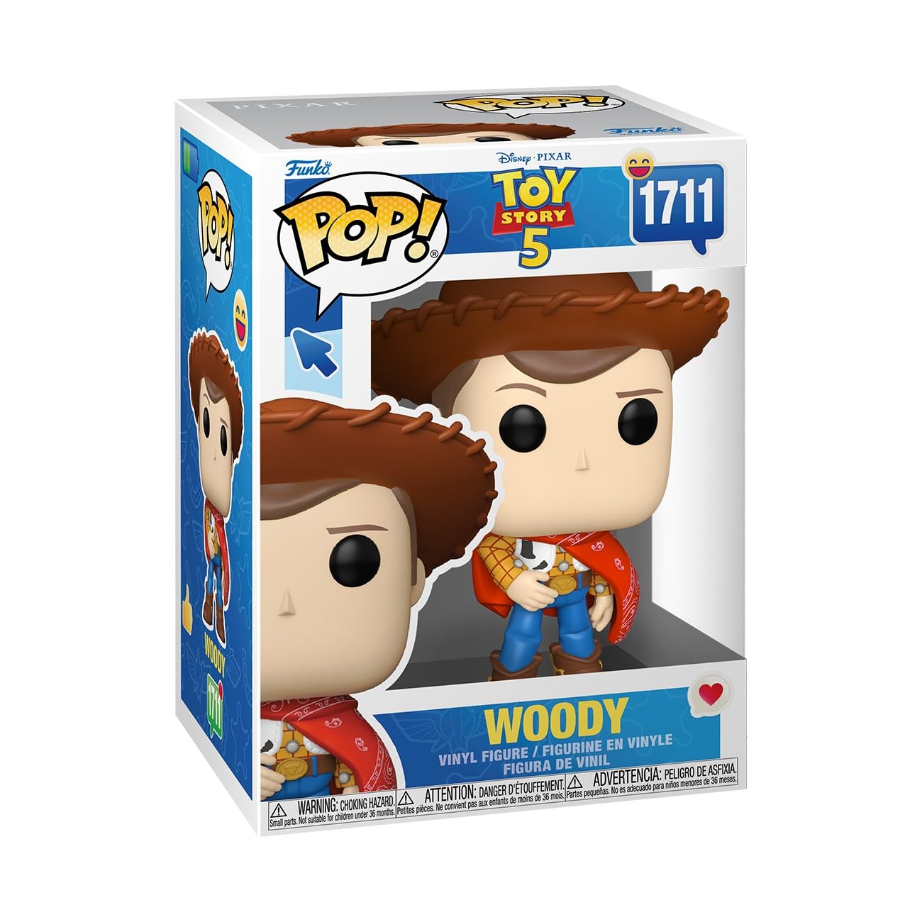 Funko Pop! Disney: Toy Story 5 - Woody - Collectable Vinyl Figure - Gift Idea - Official Merchandise - Toys for Kids & Adults - Disney Fans - Model Figure for Collectors and Display