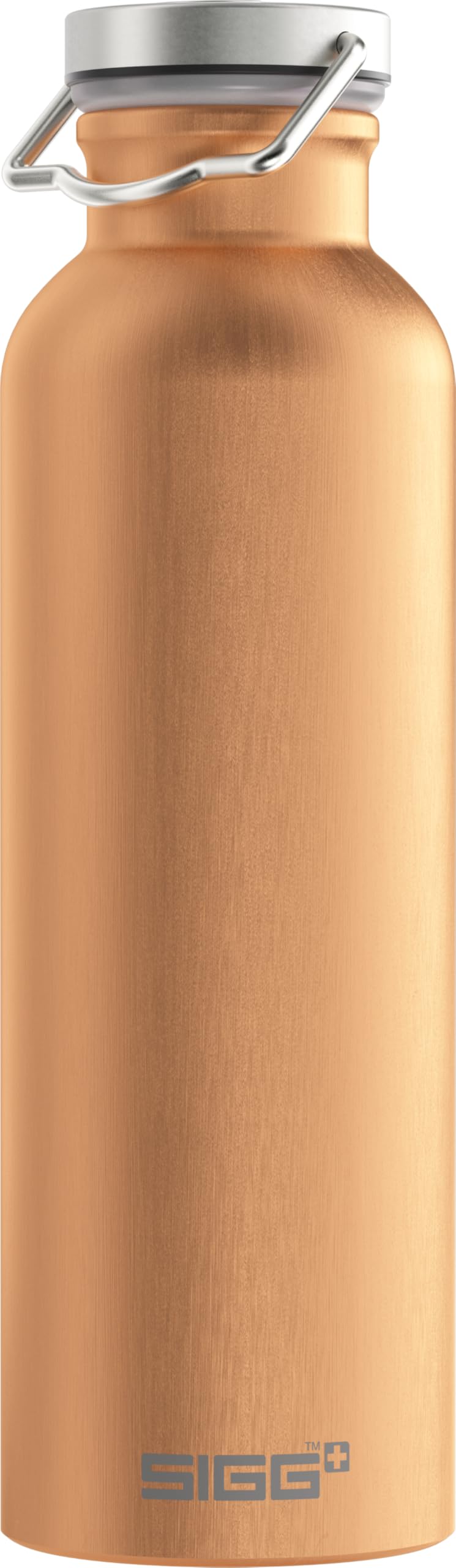 SIGG 60193 Outdoor Water Bottle, Lightweight, Swiss Made Aluminum Bottle, Aluminum Original, 0.75 L (0.75 L) Copper