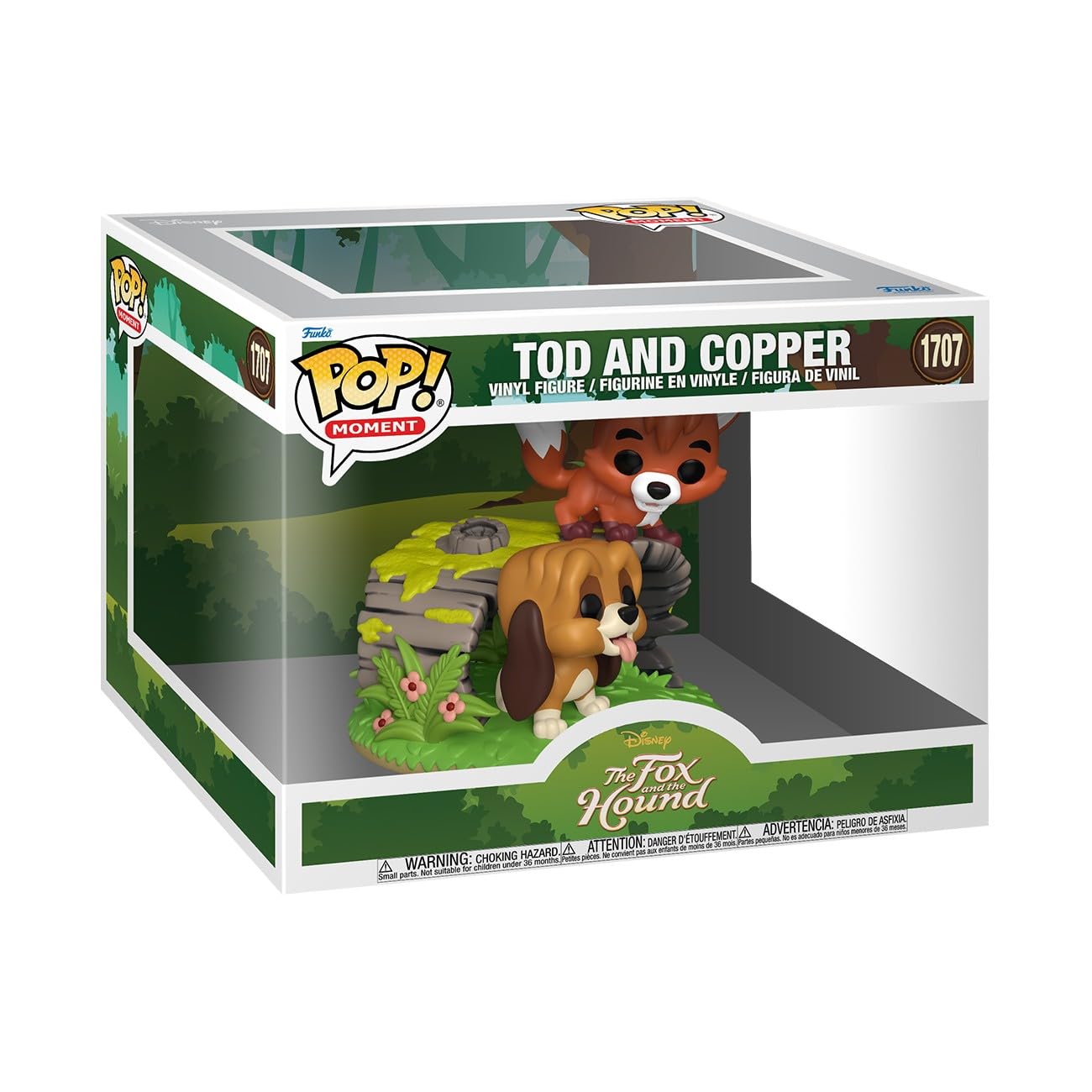 Funko Pop! Moment: The Fox and the Hound - Tod and Copper - Collectable Vinyl Figure - Gift Idea - Official Merchandise - Toys for Kids & Adults - Cartoon/Animation Fans