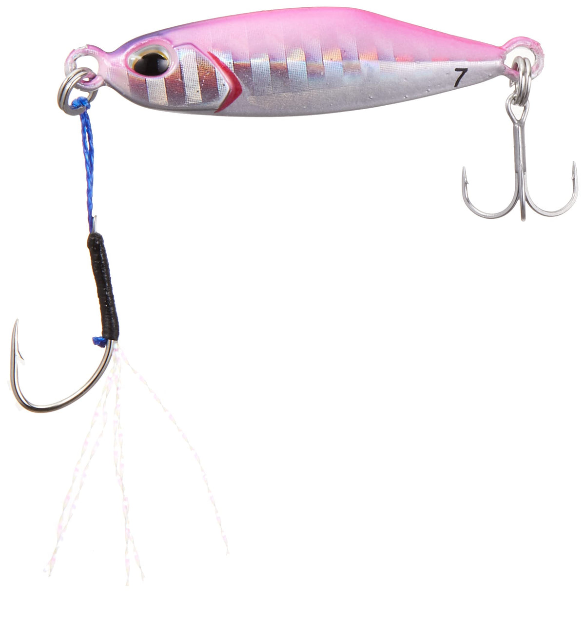 Duo PHA0009 Metal Jig Tetra Jig, 1.6 inches (41 mm), 0.2 oz (7 g), Pink Back Lure