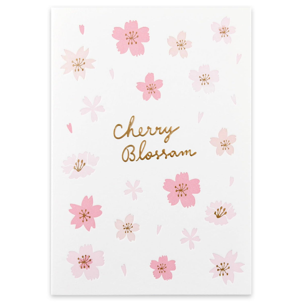 Greeting Life Sakura Letter Press Card Cherry Blossom Sakura MM-499