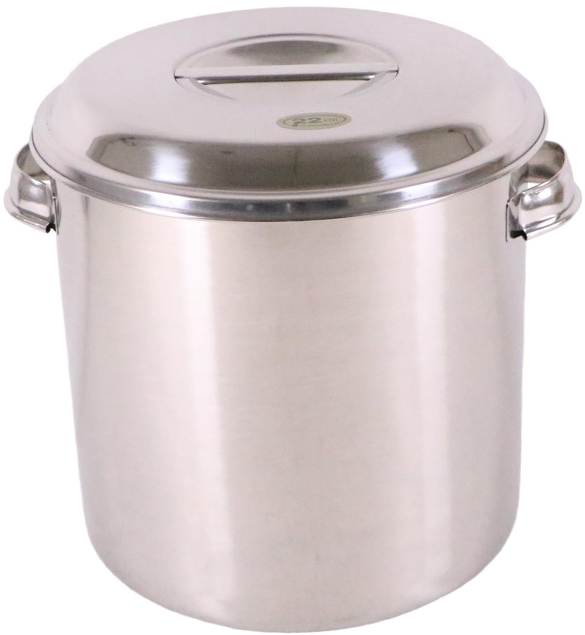 Oya Seisakusho AKT13022 Clover Kitchen Pot, Size 9.7 inches (22 cm), Rust-resistant Stainless Steel, Hygienic, Convenient with Graduations, Inner Diameter x Depth 8.7 x 8.7 inches (220 x 220 mm),