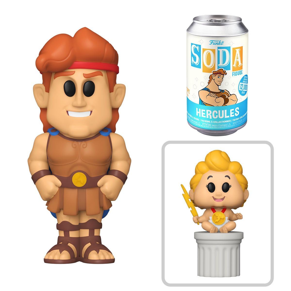 Funko Vinyl SODA: Disney's Hercules - Hercules (1:6 Chance at Chase) (Order 6 for a Sealed Case)