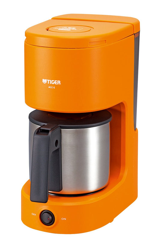 Tiger coffee maker stainless server type (for 1-6 cups) Orange ACC-S060-D