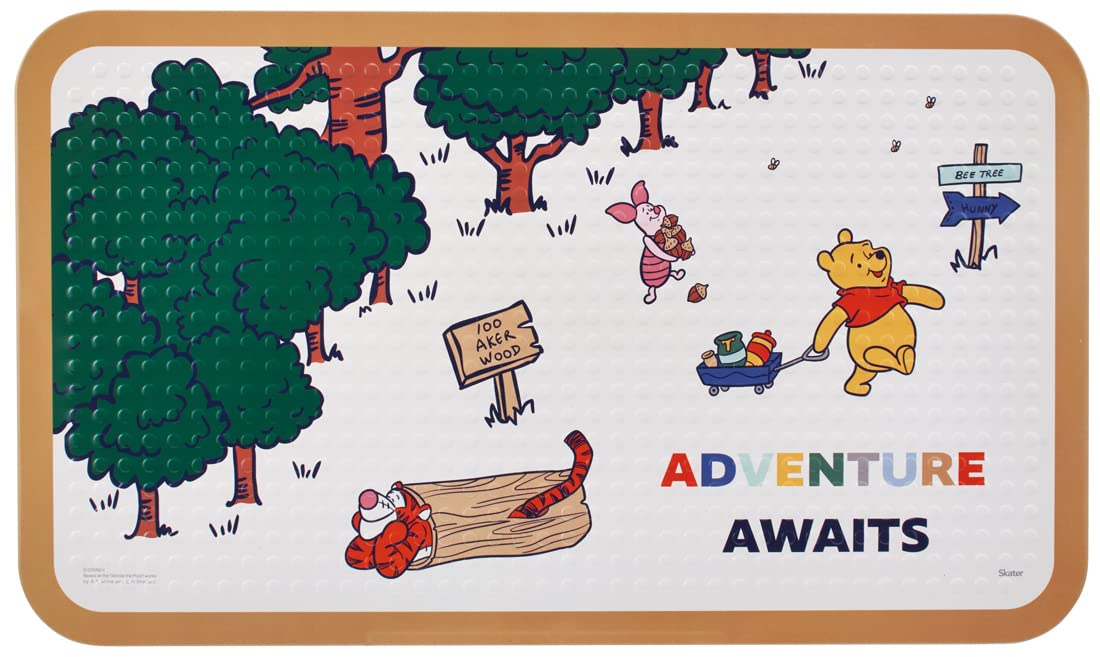 Skater KTBO2-A Kitchen Heat Resistant Board, M, Countertop Board, 17.3 x 10.2 inches (44 x 26 cm), Disney Winnie the Pooh