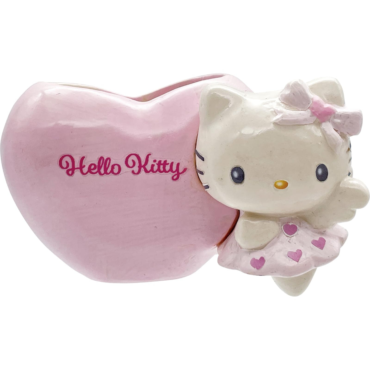 サンアート Sanrio SAN4649-2 Angel Hello Kitty Pen Holder, Approx. Width 2.4 x 2.0 x 2.0 inches (6 x 5 x 5 cm), Pen Stand, Characters, Stationery, Kitty, Goods, Miscellaneous Goods, Stationery, Pink