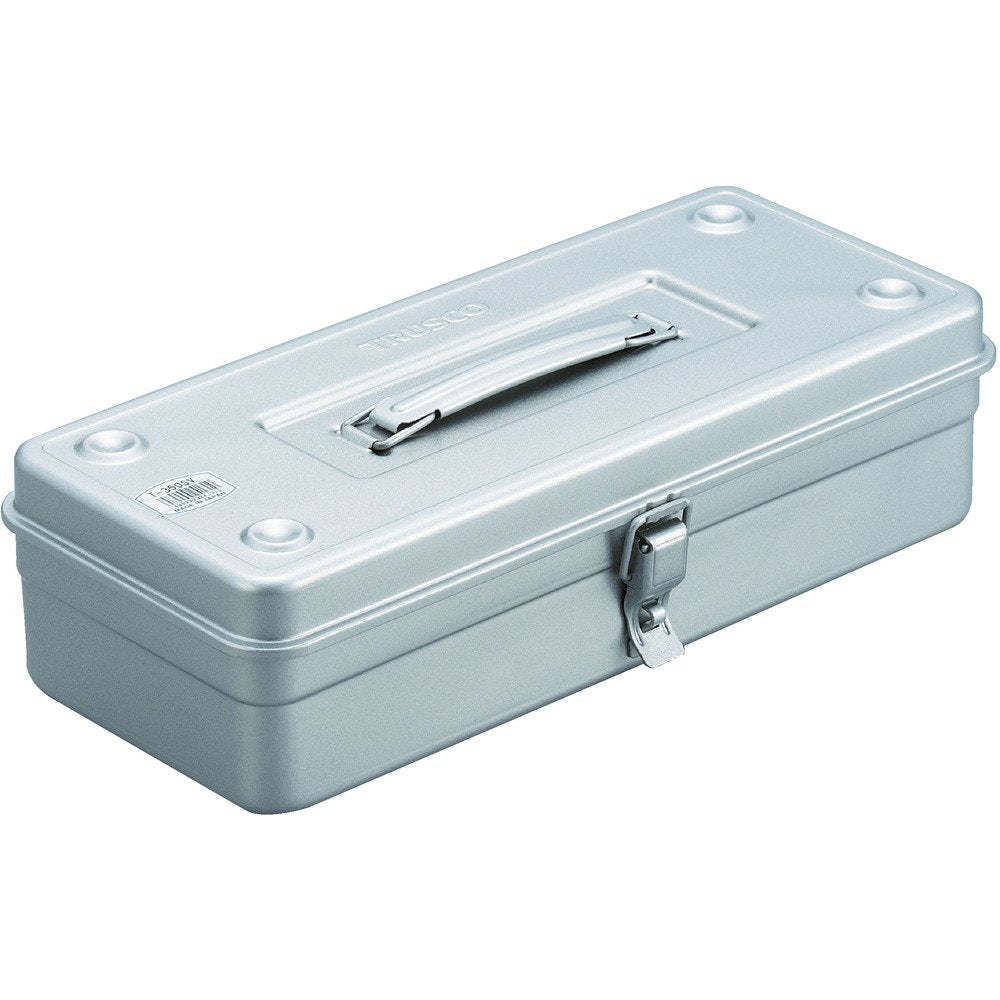 TRUSCO T-350SV Trunk Tool Box, 14.8 x 64.2 x 4.0 inches (373 x 163 x 102 mm), Silver