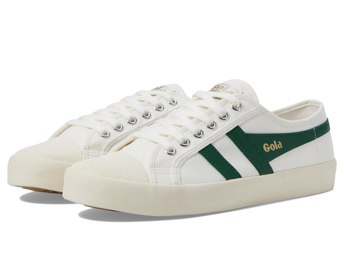 Gola Womens Coaster Off-White/Green 8.5 B - Medium