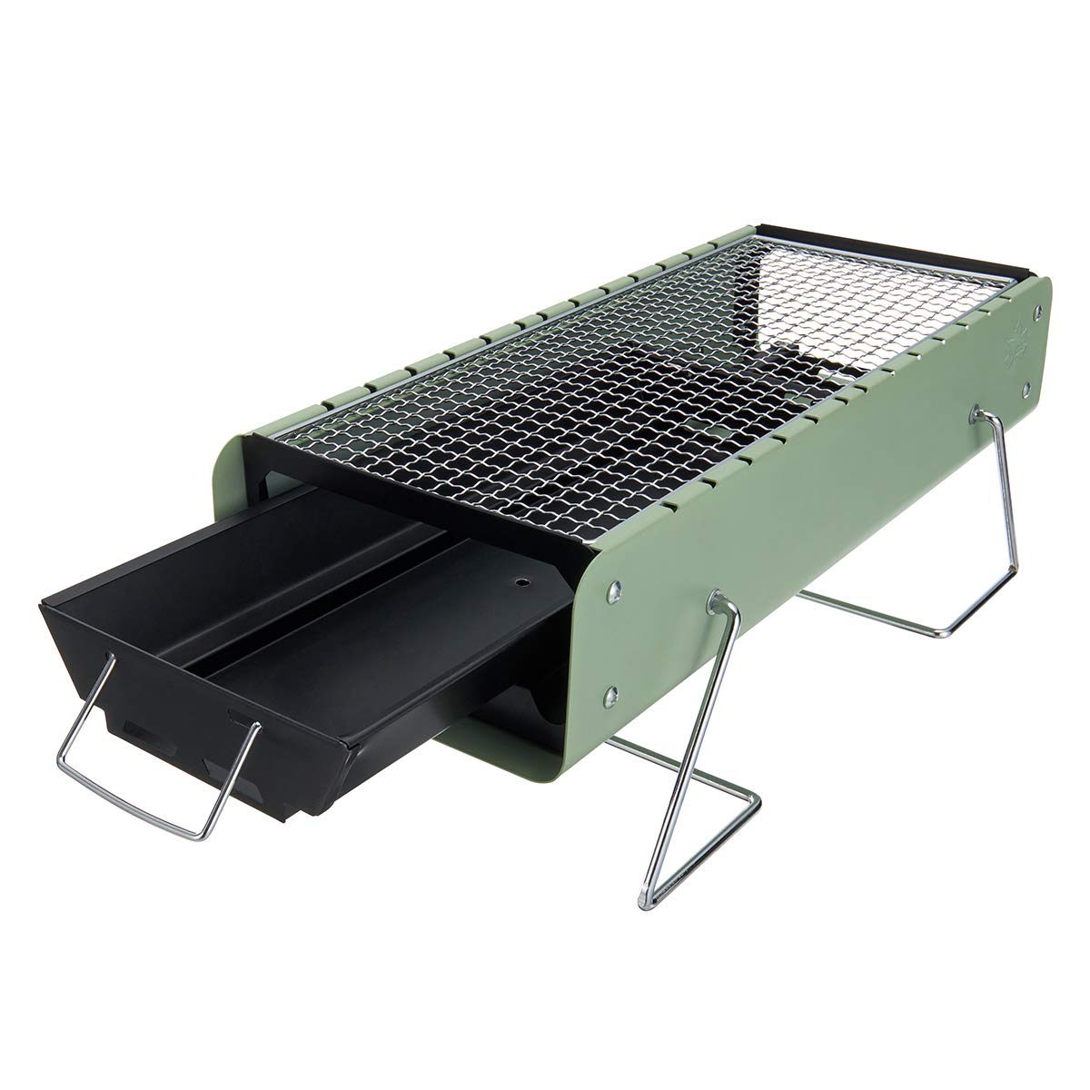 LOGOS 81060940 Tabletop Furnace Edge Grill M (Approximately) Width 19.7 x Depth 9.3 x Height 7.1 inches (50 x 23.5 x 18 cm)