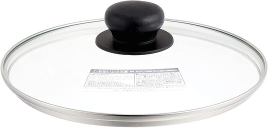 Urushiyama Metal Industries UYG-22 Frying Pan Glass Lid, 8.7 inches (22 cm), No Missing Delicious Timing, Full Physical Strengthening, Tempered Glass Utensils, Frying Pan Cover, Urushiyama Glass Lid