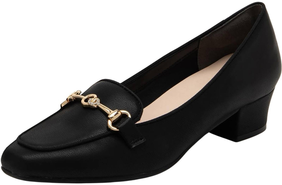 Jelly Beans Women's Circle Bijoubit Pump, Black, 23.5 cm