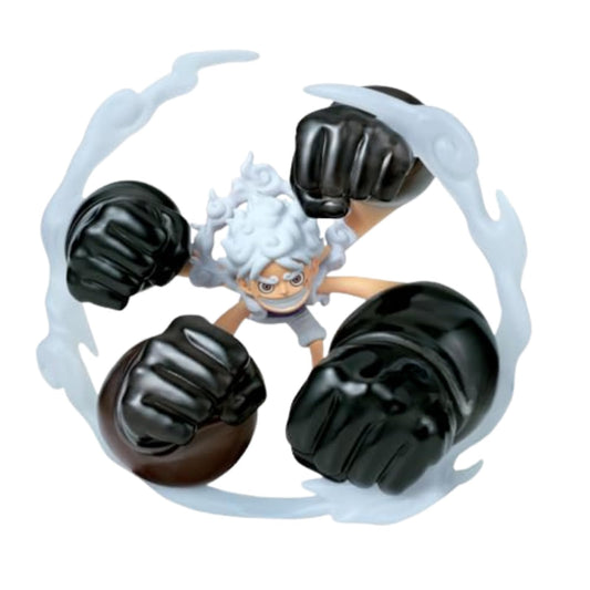 Banpresto - One Piece - Monkey D. Luffy (Gear 5 Gum-Gum Dawn Gatling) World Collectable Figure Special