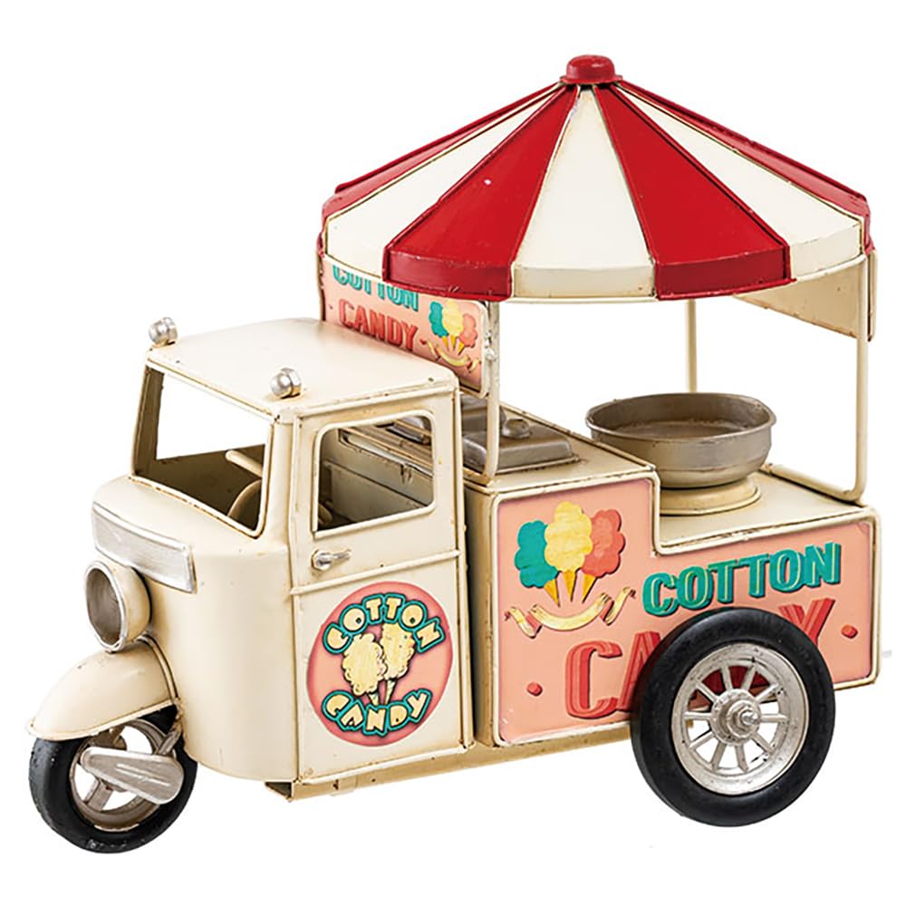 Heads BRZ-INT15 Interior Decoration W 11.6 x D 6.9 x H 9.3 inches (295 x 175 x 235 mm) Off White Interior Tin Bus Cotton Candy Truck