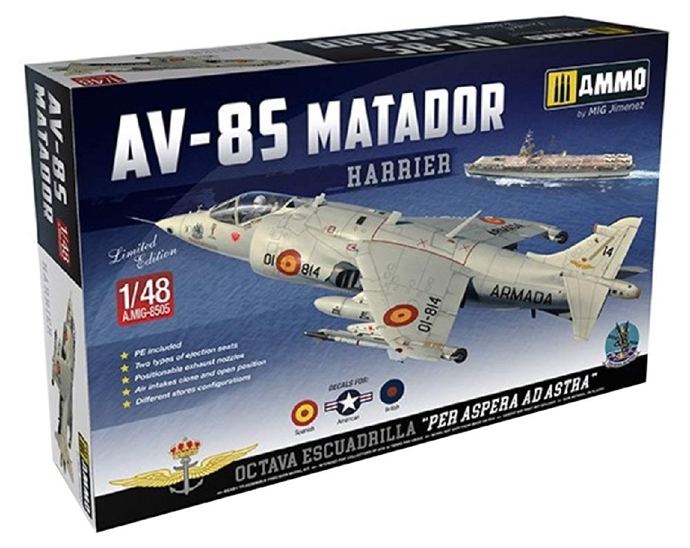 Ammo Mig 1/48 Scale Harrier Av-8S Matador