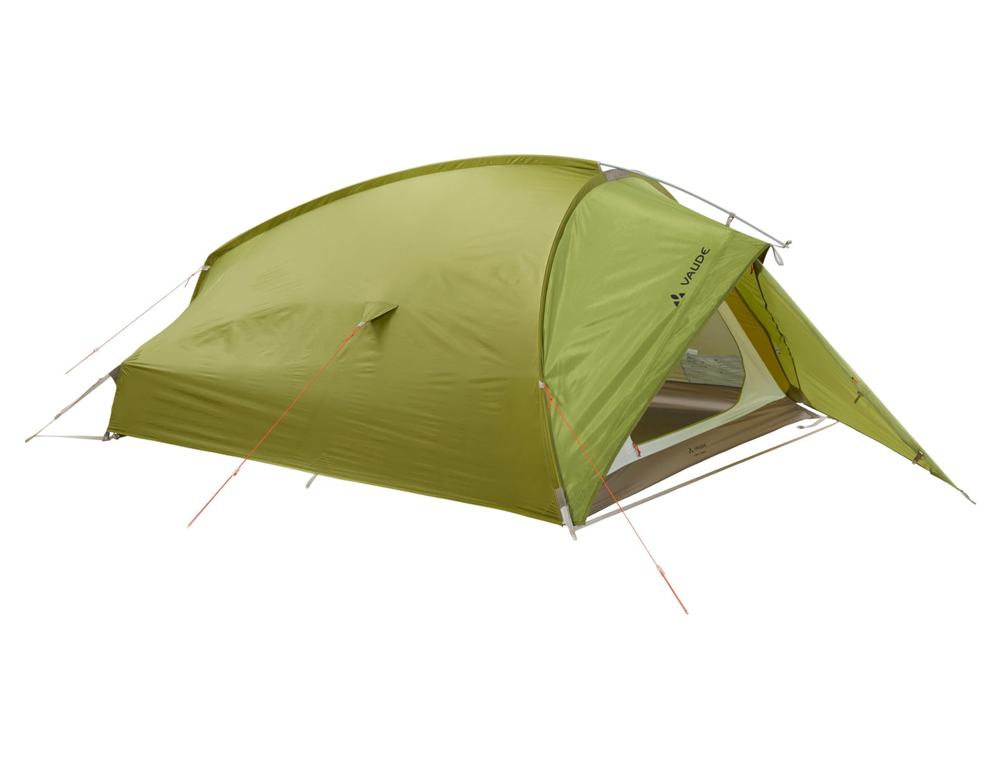 VAUDE Taurus 3P 3 Person Dome Tent for Camping or Hiking Trips, Easy to Assemble, Mossy Green, One Size, 114991480