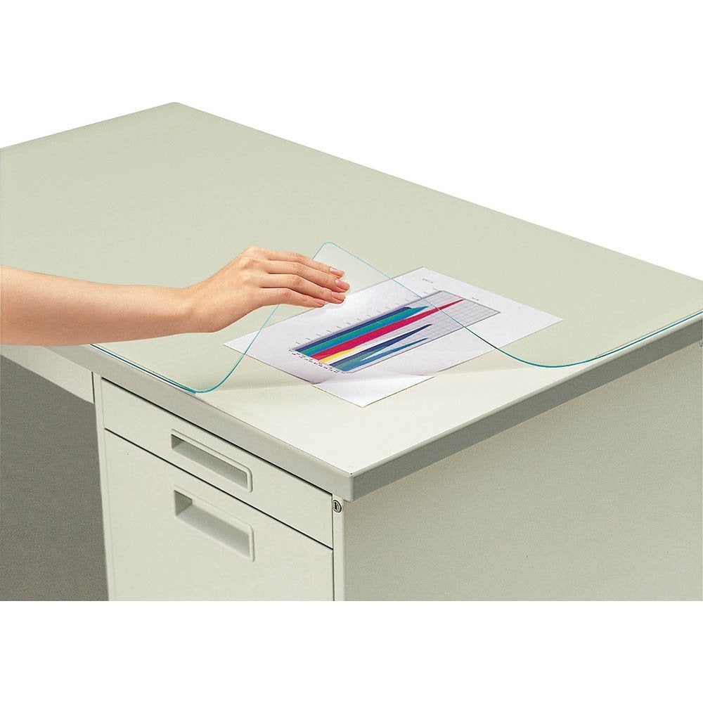 PVC-P one side transparent special processing -507 Ma: No overlay Kokuyo desk mat soft non-transfer underlay (japan import)