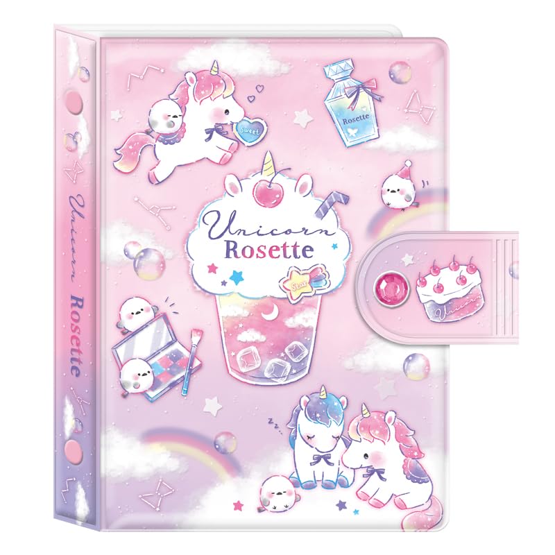 Kamio Japan Seal Binder Unicorn Rosette 224295
