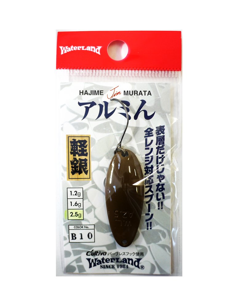 Water Land Aluminum Spoon 2.5g B10 Brown