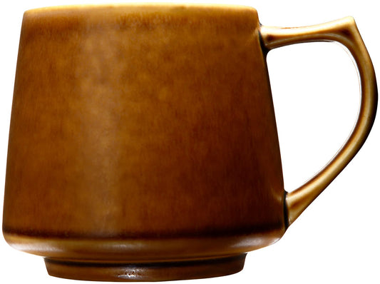 cores C811CA Camel Mug, 11.8 fl oz (320 ml), Kiki Mug, Made in Japan, Microwave, Dishwasher Safe, Mino Ware, Porcelain