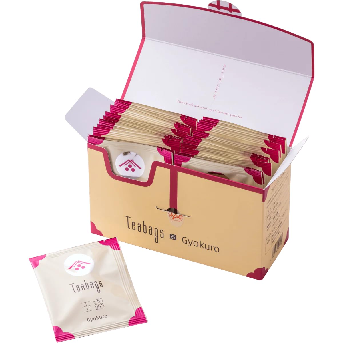 Ippodo Tea - Gyokuro Teabags (25 Bags) - Light & Calm - For Savoring - Kyoto Since 1717