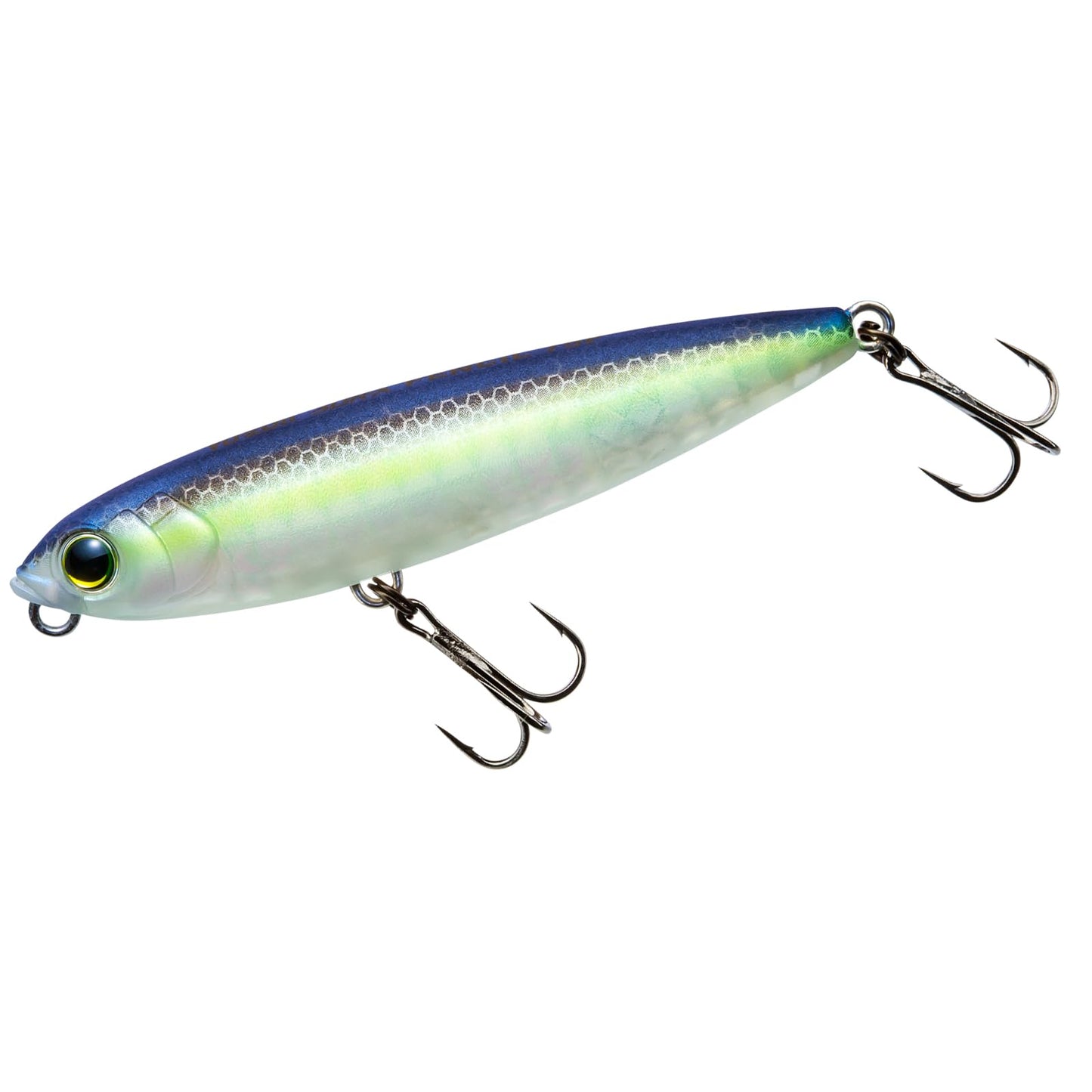 YO-Zuri 3DR-X Pencil Floating 75mm Bus Lure Color: Matte Ghost Sexy Shad