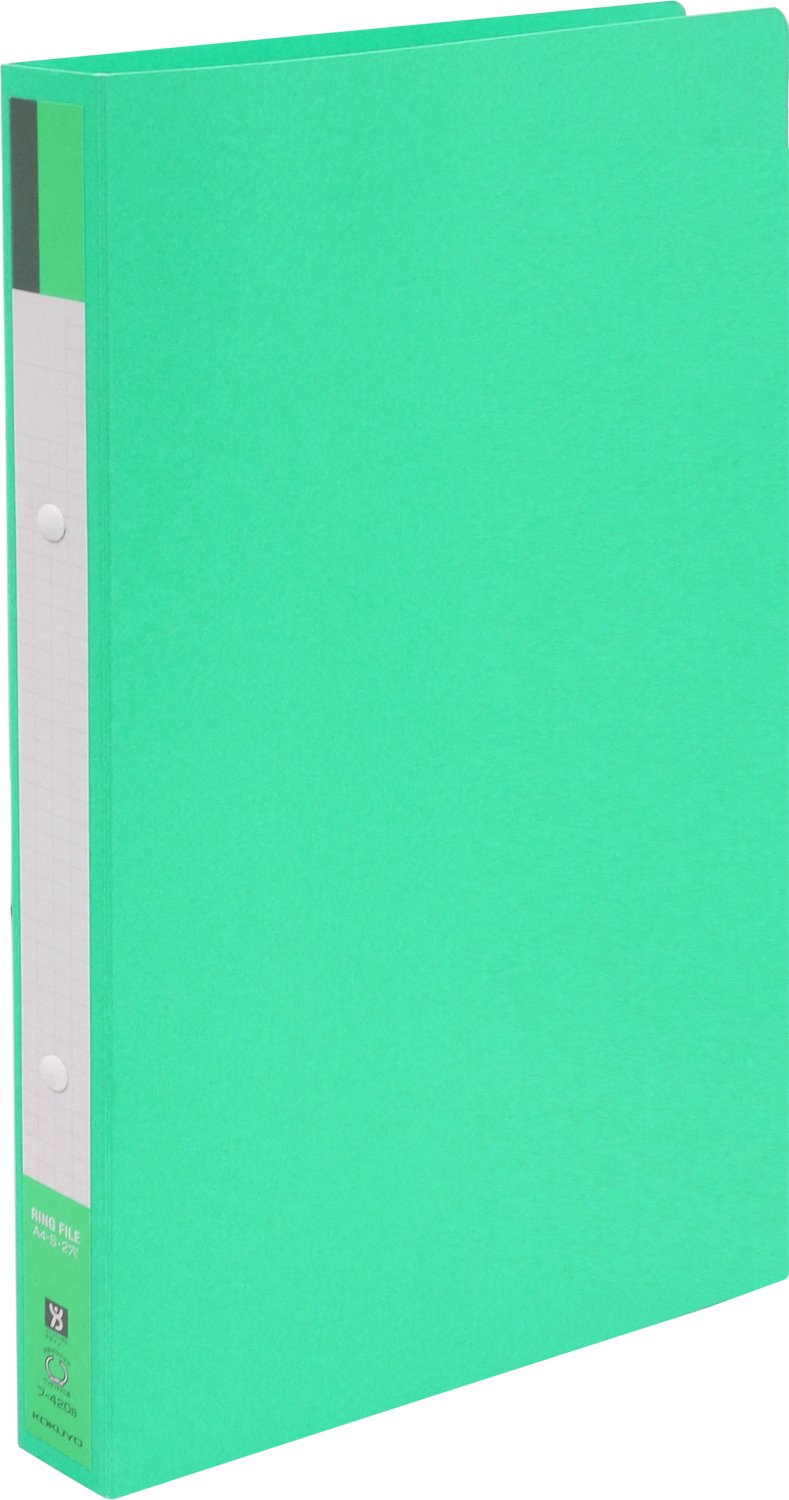 Kokuyo ring file PP sheet cover A4 170 sheets green off -420NG