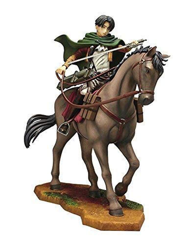 Banpresto 6.5" Attack on Titan: Levi Ichiban Kuji -Hekigai Chousa Megata Hobaku Sakusen- Equestrian Figure