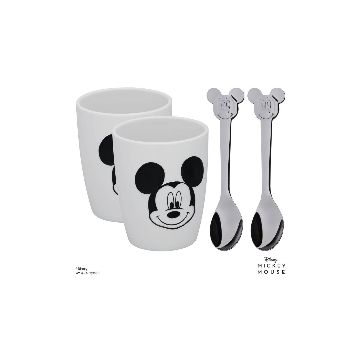 WMF W1296446042 Disney Mickey Mouse Mug, Set of 4