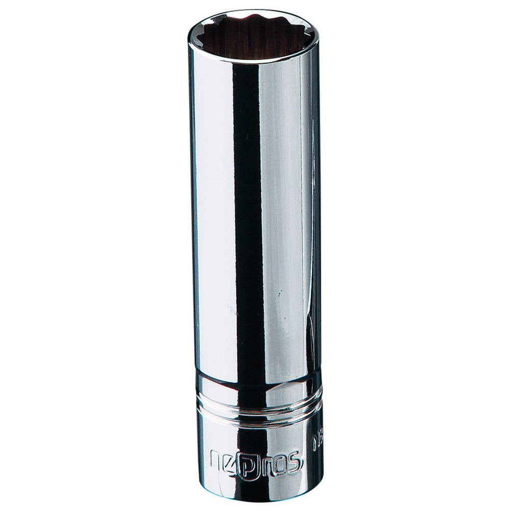 Nepros 13mm 1/4"sq. Deep Socket Wrench 12pt.