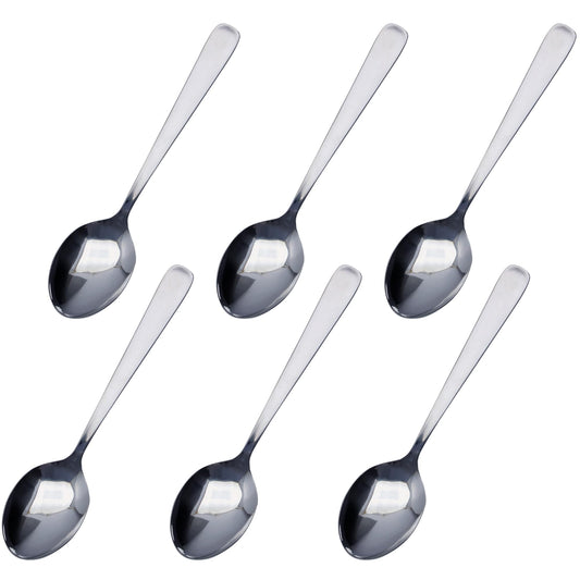 Takagi Stainless Steel Dessert Spoon, 6 Pieces