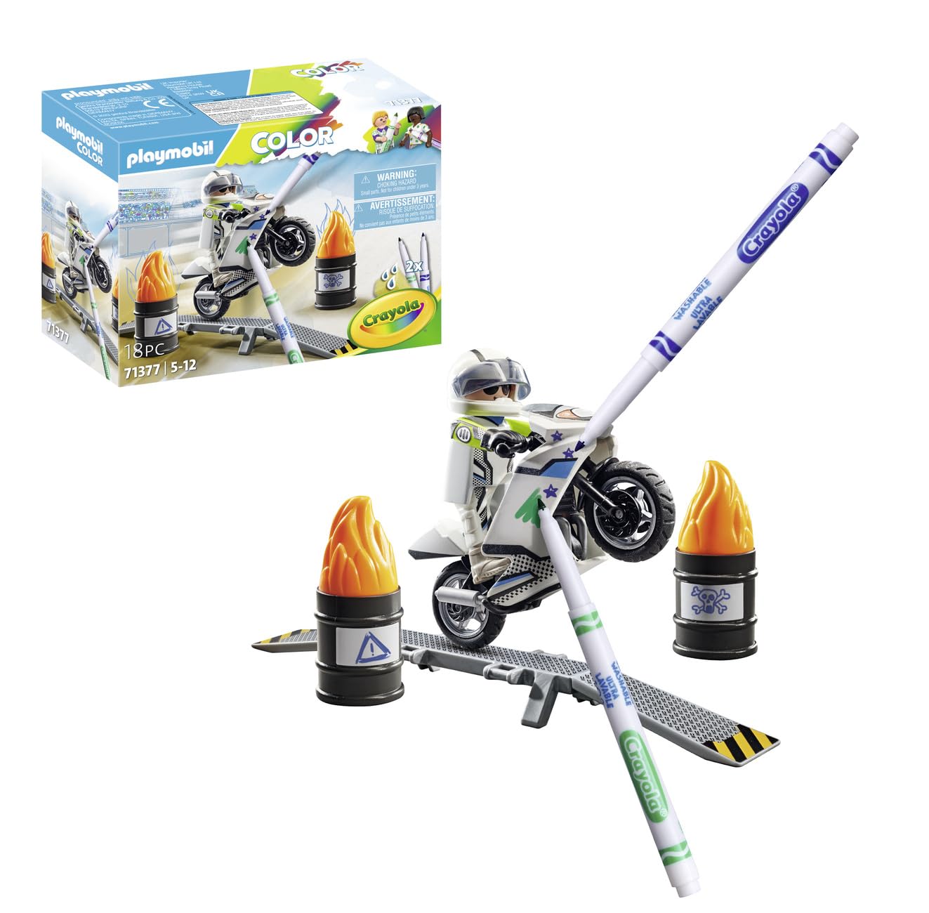 Playmobil Color: Motorbike