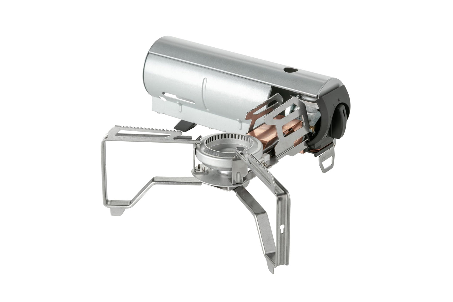 Snow Peak's Home & Camp Burner, Silver, GS-600SL-US, Designed in Japan, Lifetime Product Guarantee, Lightweight and Compact for Camping, Stable Base for Cooking, One Size